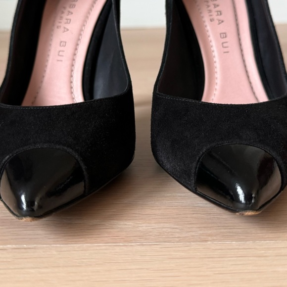 Barbara Bui Suede & Patent Leather Heels - Picture 11 of 12